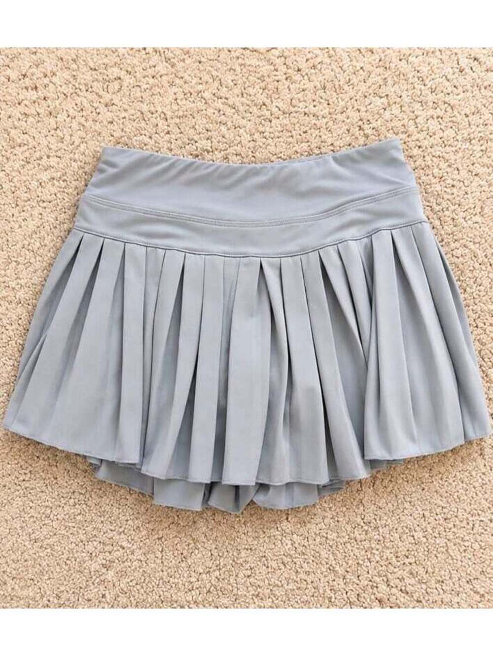 GB Girls Pleated Athletic Skort - Light Blue – Size: Girl’s Medium